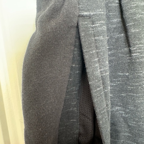 Adidas Mens Jogger Pants‎ Size M Fleece Zip Taper Ankle Black Heather Work Out - Picture 9 of 12